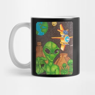 UFO Weird Alien World Mug